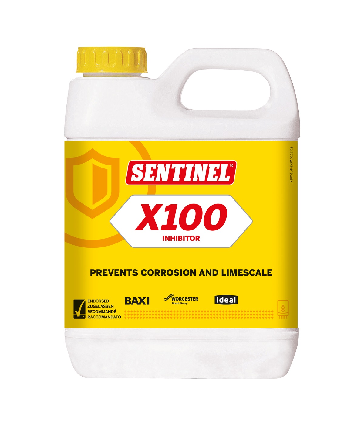 Добавка для защиты от коррозии и известняка SENTINEL X100 Inhibitor, 1л