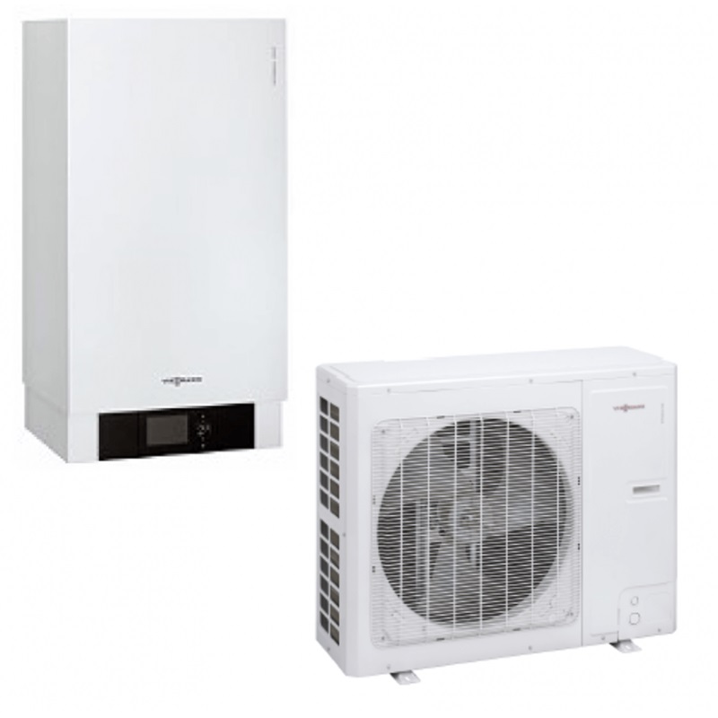 VIESSMANN тепловой насос воздух-вода Vitocal 100-S, 6 кВт (3,0-7,7 кВт), с функцией охлаждения