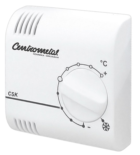 Istabas temperatūras korektors CSK (Pel-Tec/BioTec-L), Centrometal