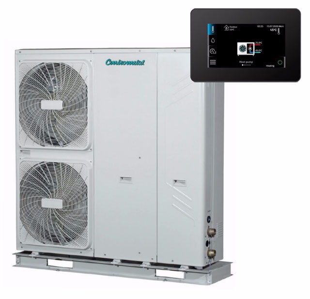 Тепловой насос Centrometal воздух-вода TOPLINE Monoblock 22 kW, 400V, R32 без нагревателя, с автоматикой HPCU360iCM