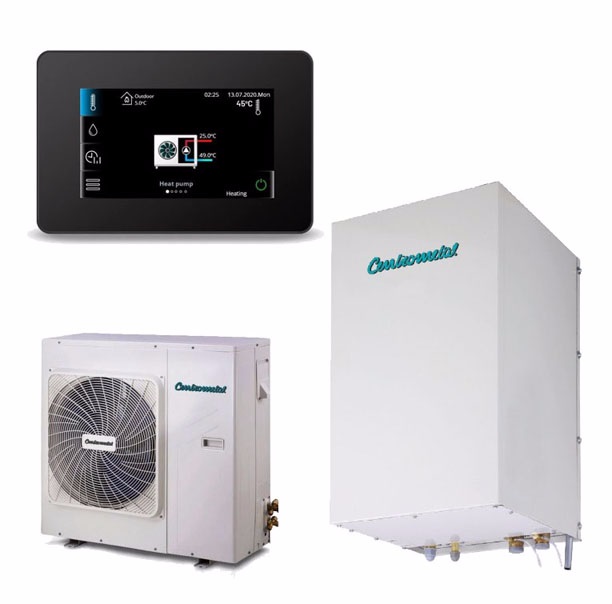 Centrometal Siltumsūknis TOPLINE Split 6 kW, R32 ar sildītāju un automātiku HPCU360iCM