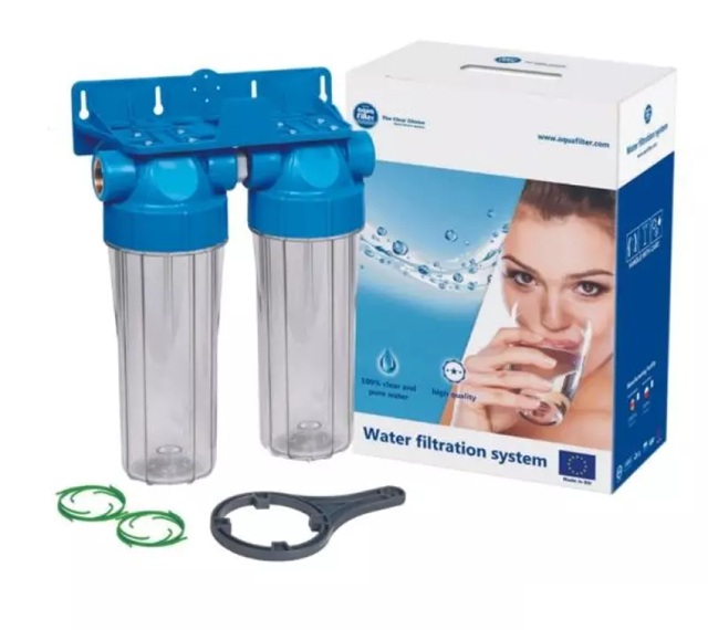 Ūdens filtru komplekts aukstajam ūdenim FHPRCL-B-TWIN, 3/4'', Aquafilter, 59127K