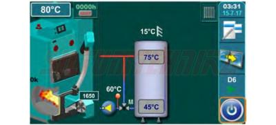 Гранульная горелка Centrometal CPPL 70-90 kW + Автоматика CPREG TOUCH