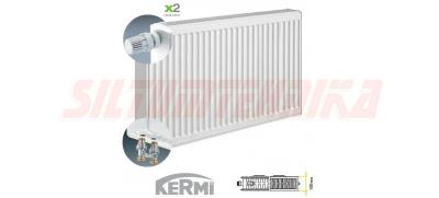 KV22-500*1000 radiators KERMI, KREISAIS pieslēgums