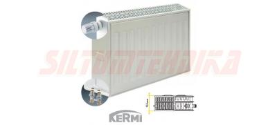 Tērauda apkures radiators KERMI KV33-600*800, apakšas KREISAIS pieslēgums, FTV