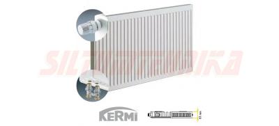 KV11-500*1000 radiators KERMI, KREISAIS pieslēgums