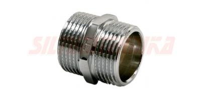 Нипель D3/4'', латунный, хромированный