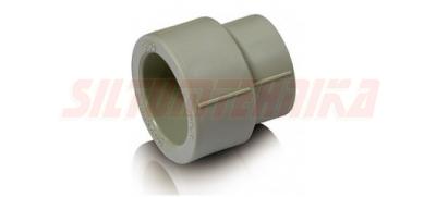 Полипропиленовая переходная-муфта d50*32, серая