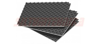 Putu polistirola melna siltās grīdas plāksne Termo Compact, 1,4 m x 0,8 x 42 mm, 1,12 m2