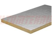 Ugunsizturīgā akmens vates plāksne ar alumīnija foliju, FIREPLACE SLAB 90 AL1, 30 x 600 x 1000 mm, PAROC