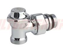 Dvieļu žāvētāja atpakaļgaitas ventīlis 1/2' x 16, stūra, hromēts, GIACOMINI, T29CX003