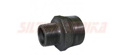 Черный чугунный переходной ниппель 1'1/2-1'1/4''