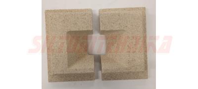 Огнестойкий элемент верхней дверцы гранульного котла PEL-TEC 24, 219 x 169 x 60 мм, Centrometal, 23016