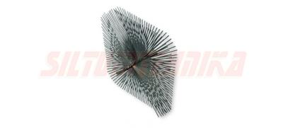 Tērauda dūmvadu birste 200 x 200 mm, cauruļu tīrīšanai