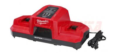 Divu līniju ātrais lādētājs SuperCharge, M18 DBSC, Milwaukee, 4932492531
