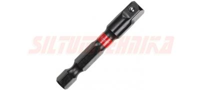 Ligzdas adapteris 1/4'' seštūris-1/4'' kvadrāts, Milwaukee, 4932471826