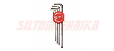 Seškanšu atslēgu komplekts, Milwaukee, HEX KEY SET, 9gb., 4932478621