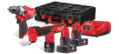 Набор аккумуляторных инструментов Milwaukee M12 FPP2AX-423P, 4933478825