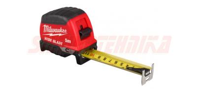 Магнитная рулетка 5 м, широкая, WIDE BLADE, Milwaukee, 4932499207