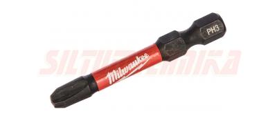 Skrūvgrieža uzgalis SHOCKWAVE IMPACT DUTY™, PH 3, 50 mm, Milwaukee, 4932430858