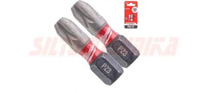 SHOCKWAVE IMPACT DUTY™ биты для шуруповерта, PZ 3, 25 мм, 2 шт., Milwaukee, 4932430868