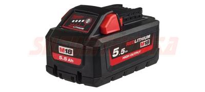 Аккумулятор M18 HB5.5, 5,5 Ач, 18 В, High Output, Milwaukee, 4932464712