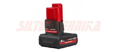 Akumulators M12 HB5, High Output, 5 Ah (12 V), Milwaukee, 4932480165