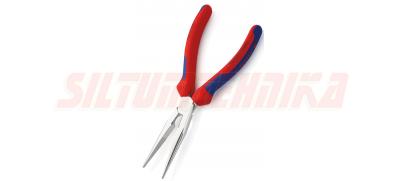 Universālās plakanknaibles kabeļu satveršanai un griešanai, stieples noņemšanai, 200 mm, ar spiciem galiem, KNIPEX, 2615200