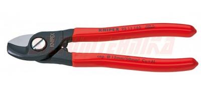 Kabeļu griešanas knaibles, 165 mm, ar plastmasas rokturiem, Knipex, 9511165