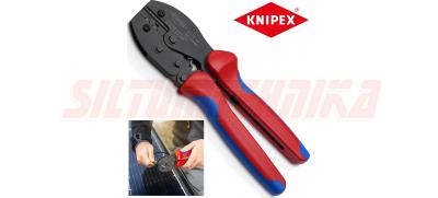 Клещи для обжима разъемов MC4/MC4 EVO 2, с многокомпонентными рукоятками, Knipex, 975242