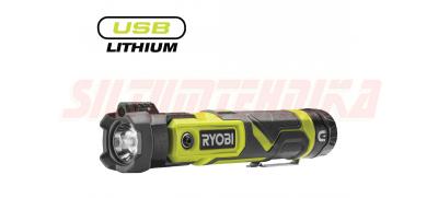 USB Lithium™ 4 V grozāms galvas lukturis, 640 Lm, RLP4-0, Ryobi, 4892210229670