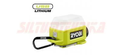 USB Lithium™ darba zonas apgaismošanas ierīce (lukturis), 4 V, 300 Lm, RLA4-0, Ryobi, 4892210235794
