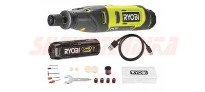 USB Lithium™ 4 V rotācijas instruments, RRT4-120GA15, 5000 - 25 000 rpm, Ryobi, 4892210207463