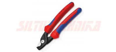 Компактные кабелерезы StepCut, 160 мм, с многокомпонентными рукоятками, Knipex, 9512160