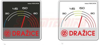 Индикатор температуры для бойлера, горизонтальный, NEW 2016, Dražice