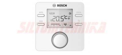 Temperatūras regulators CW100 ar āra temperatūras sensoru, balts, BOSCH, 7738111102