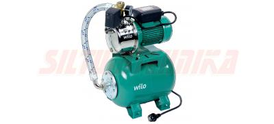 Установка с центробежным насосом в компактном исполнении с горизонтальным всасывающим и вертикальным напорным патрубком,  HWJ-203-EM/2-2, с расширительным баком 20 л, WILO, 4265551