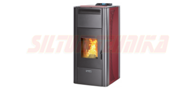 Пеллетный камин с центральным отоплением CentroPelet ZV32 C, красный