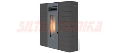 Pellet stove with central heating CentroPelet ZVS16-K SLIM, grey, Centrometal