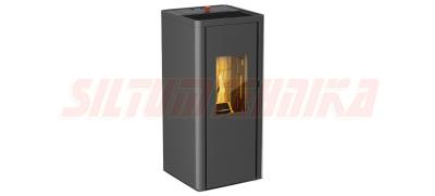 Granulu apkures kamīns CentroPelet A10, ar gaisa apkuri, 9,2 kW, pelēks, Centrometal