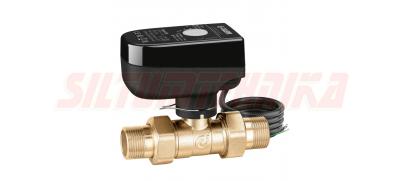 Divvirzienu lodveida vārsts 3/4'', ar servomotoru, CALEFFI, 644246