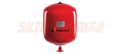 Universāls izplešanās trauks NEMA NEL 12 L, 10 bar, sarkans, EPDM
