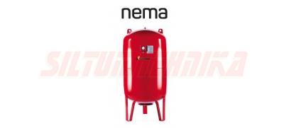 Universāls izplešanās trauks NEMA NEX 500 L, 10 bar, sarkans, uz kājām, BUTYL