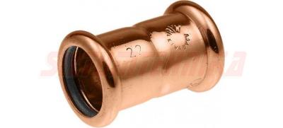 Mедная муфта под пресс D18, I-I, H2O, KAN-therm, 2265245002