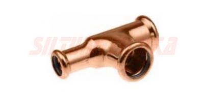 Mедный редукционный тройник под пресс D42x28x42, H2O, KAN-therm, 2265260013
