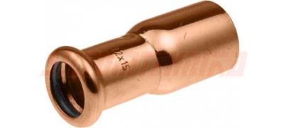 Медная муфта под пресс D54xD35, I-A, H2O, KAN-therm, 2265221014