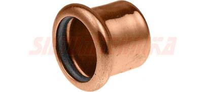 Медная заглушка под пресс D22, H2O, KAN-therm, 2265250002