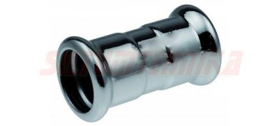 KAN-therm Steel пресс муфта 28x28 мм, из нержавеющей стали, оцинкованная снаружи, 6240014